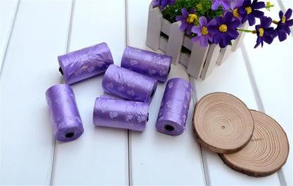 Biodegradable Pet Dog Poop Bag Zero Waste Dog Pooper Bags Paw Doggy Litter Poop Bag Dispenser Pets Products For Dogs