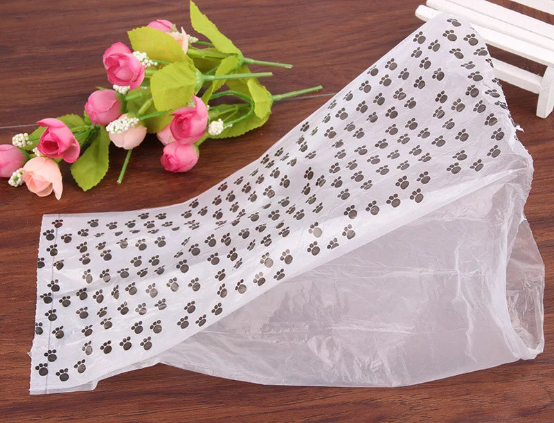 Biodegradable Pet Dog Poop Bag Zero Waste Dog Pooper Bags Paw Doggy Litter Poop Bag Dispenser Pets Products For Dogs