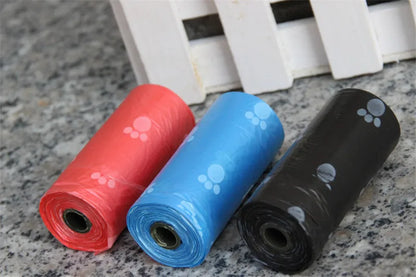 Biodegradable Pet Dog Poop Bag Zero Waste Dog Pooper Bags Paw Doggy Litter Poop Bag Dispenser Pets Products For Dogs